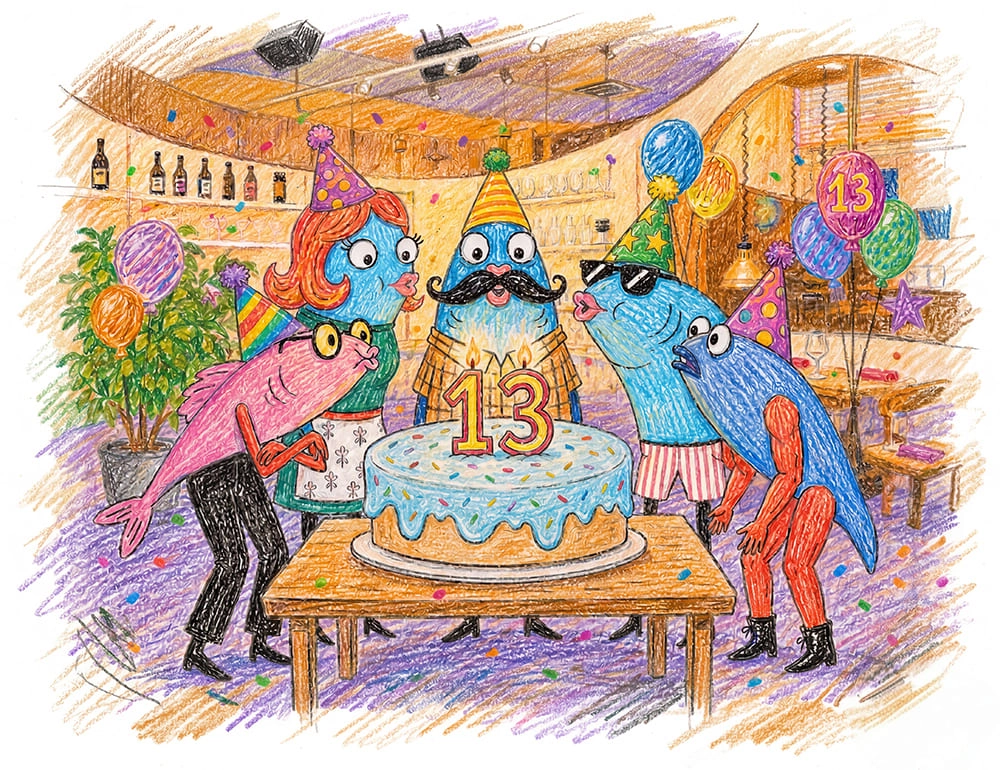 Мы вместе 13 лет
