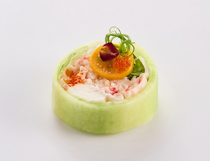 Фреш ролл с камчатским крабом (6 шт)