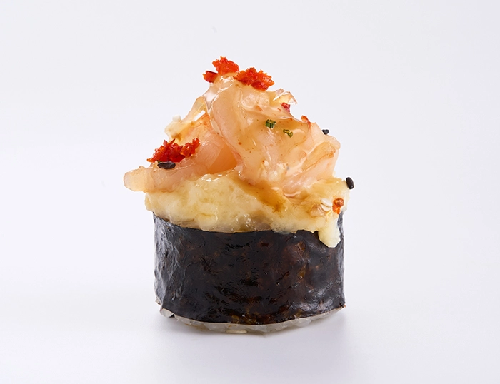 Запеченный ролл Креветка с сыром (8 шт)