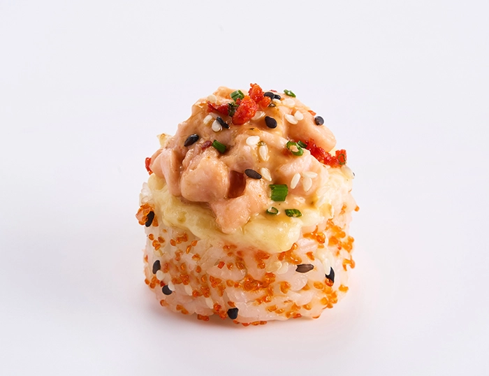 Запеченный ролл Лосось (8 шт)