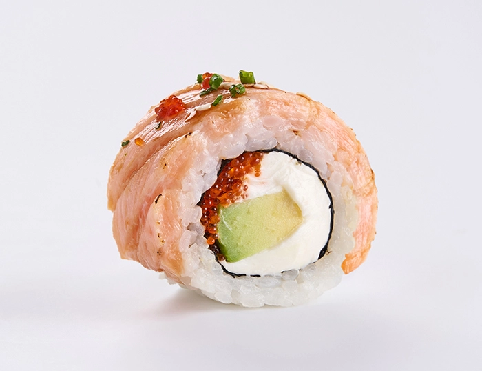 Запеченный ролл Филадельфия с авокадо (8 шт)