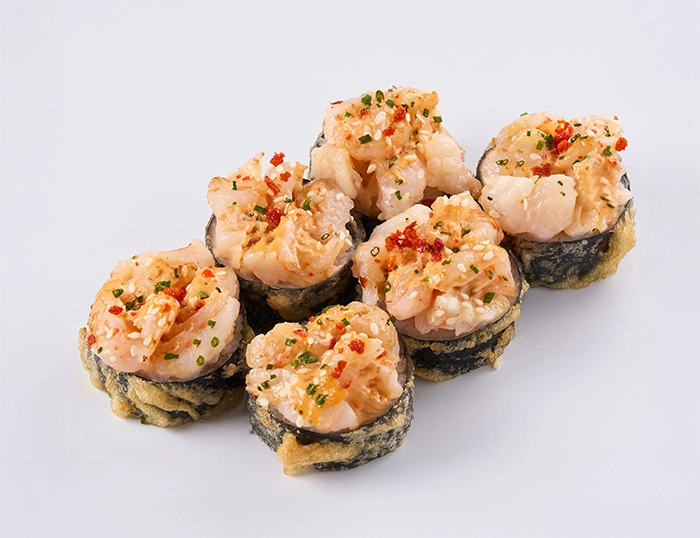 Темпура ролл с креветкой (6 шт)