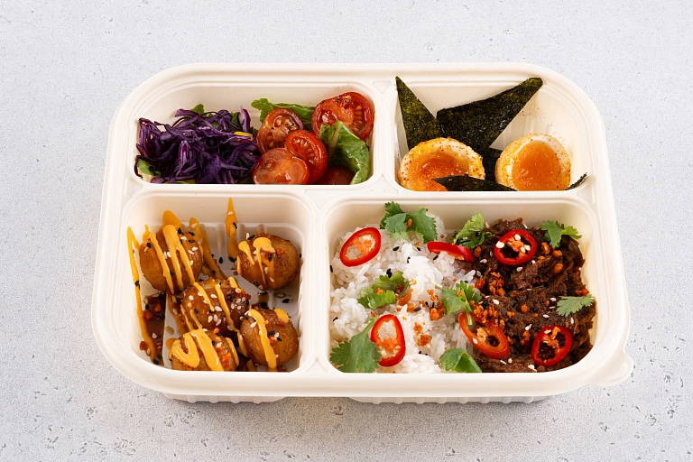 Бенто-ланч с говядиной